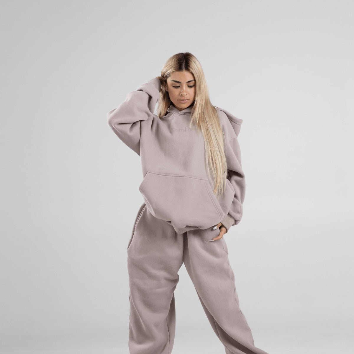 Sweater Suit Embroidered European And American Women's Clothing Top Pants